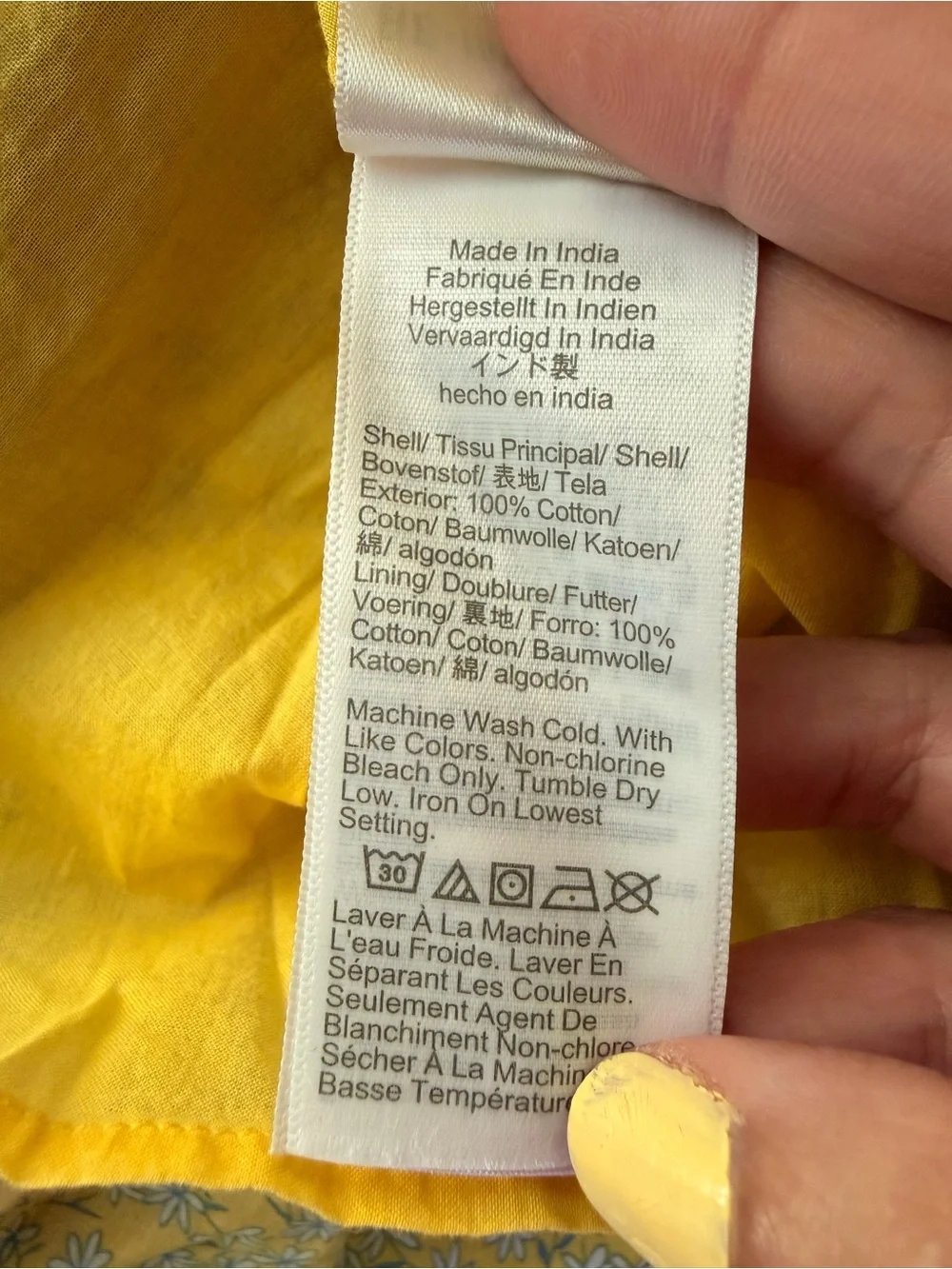 J. Crew Yellow Daisy Floral Ruffle Neck Sleeveless Dress size Small #110
